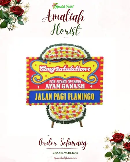 Sewa Papan Bunga Giri Emas